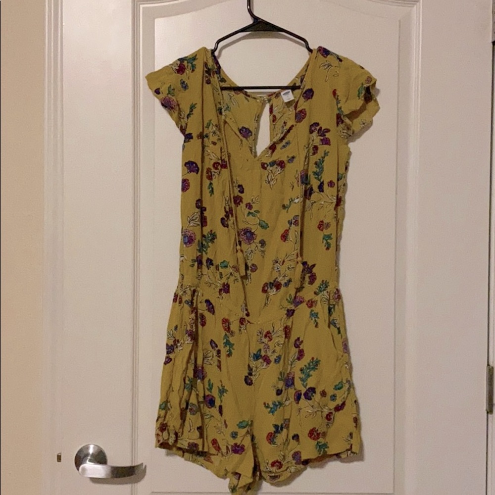 Yellow Flower Romper
